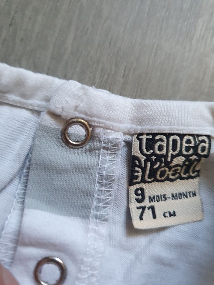 Maillot t-shirt 9mois garçon - photo numéro 3