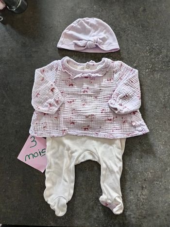 Ensemble pyjama oie 3 mois