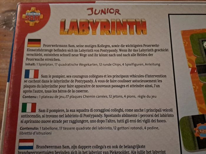 Jeu Labyrinth Sam le Pompier - photo numéro 2