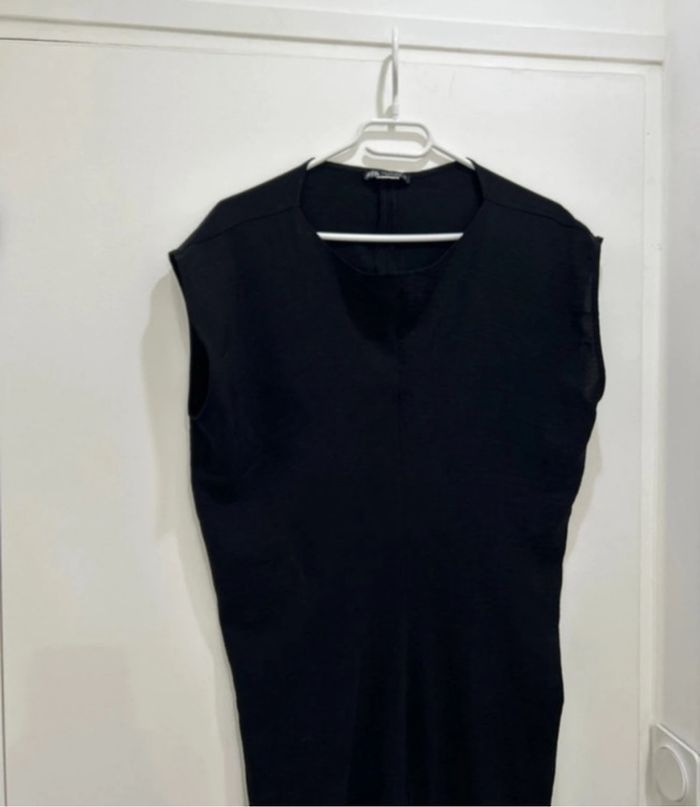 Robe longue Zara Noir taille S - photo numéro 2
