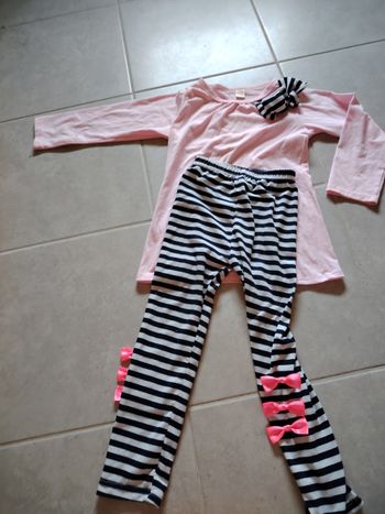 Ensemble rose marin