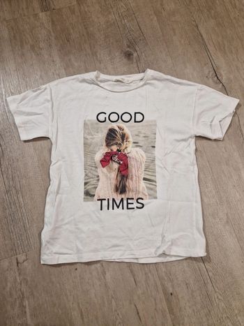 T-shirt en relief blanc