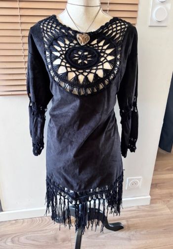 Tunique Cheyenne noire taille unique