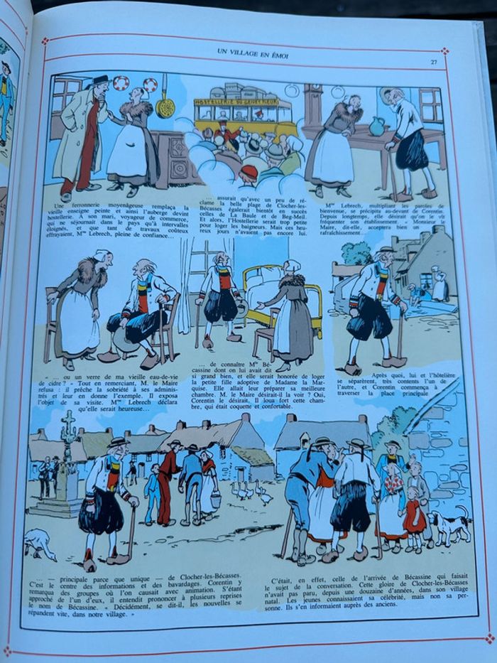 Livre ancien grand album Bécassine à clocher-les-Bécasses Gautier languereau collection vintage - photo numéro 7