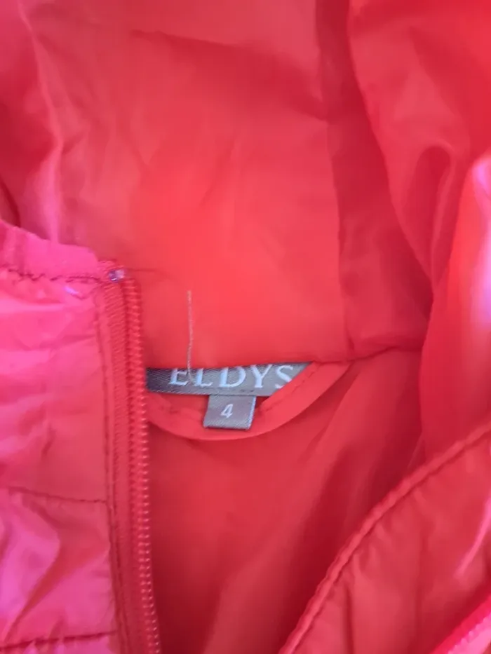 Blouson rouge mixte enfants - photo numéro 3