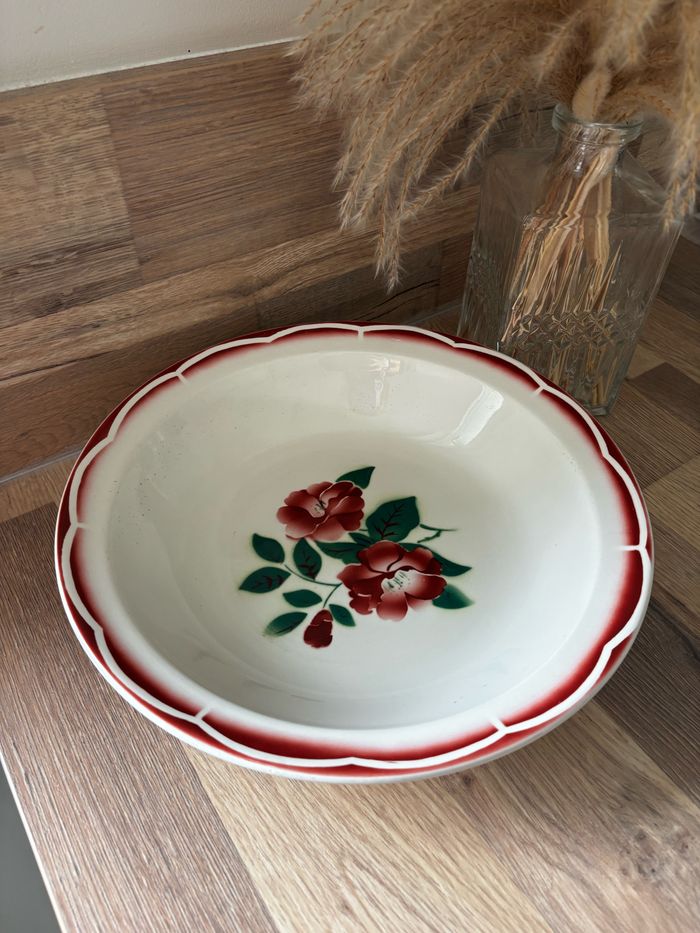 Vintage plat Eden Digoin Sarreguemines