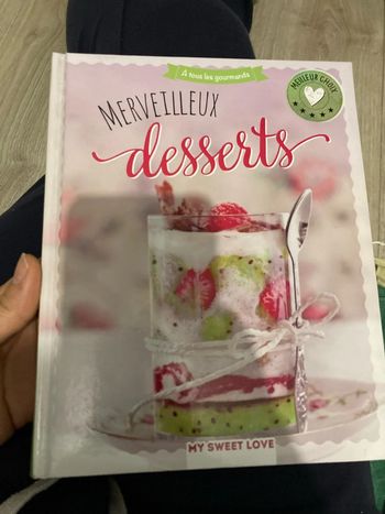 Livre de cuisine merveilleux desserts
