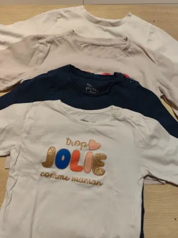 Lot de 4 t-shirt