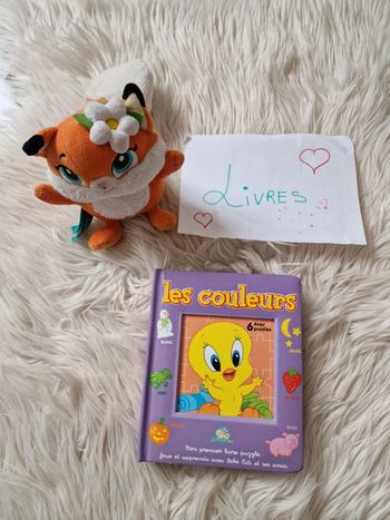 Livre puzzle couleur titi
