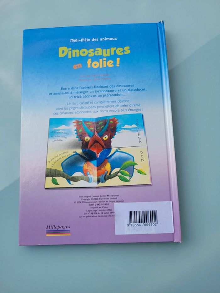 Dinosaures en folie! Méli-mélo des animaux, livre animé Pop-up (25) - photo numéro 6