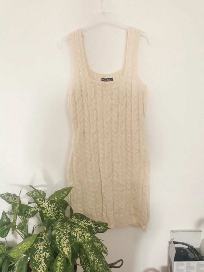 Robe beige taille S 36 shein