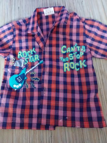 Chemise manches courtes