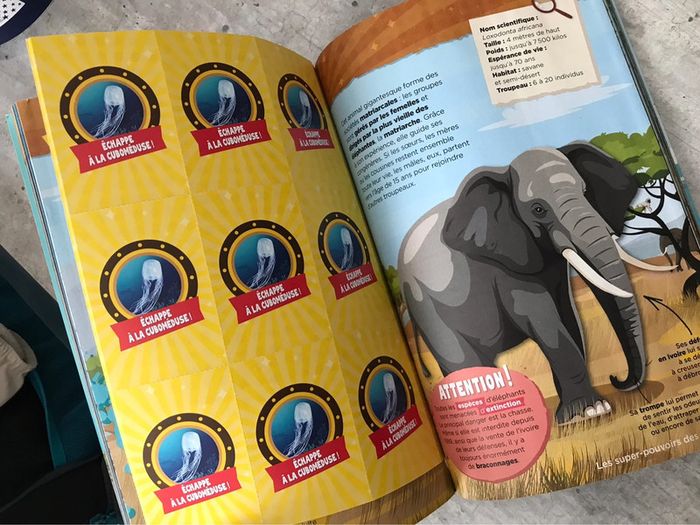 Cahier d’activité livre les super pouvoirs des animaux - photo numéro 3