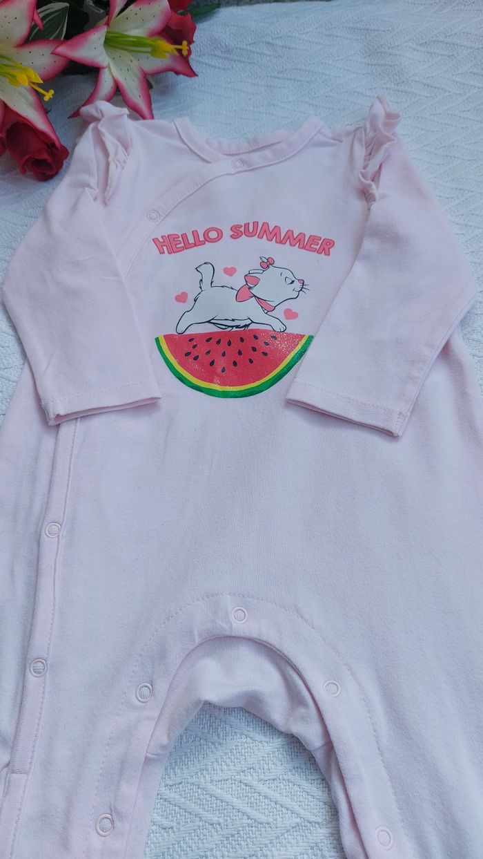 Lot de 3 dors-bien en jersey print Marie Disney pour bébé fille - photo numéro 5