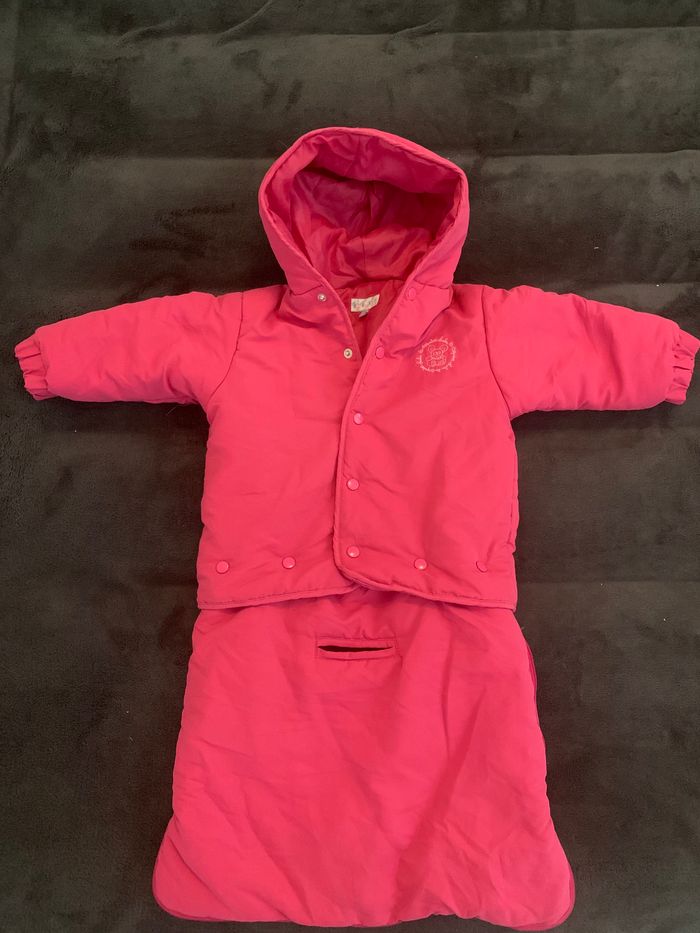Combi-pilote rose bébé 12 mois