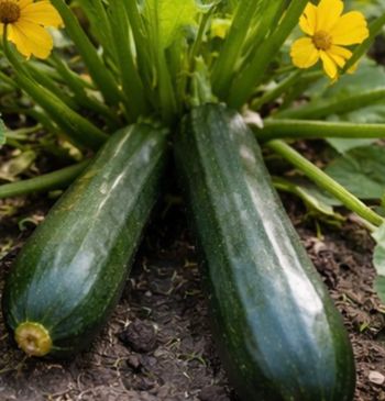 8 graines courgette vert foncé + 30 variétés dispo