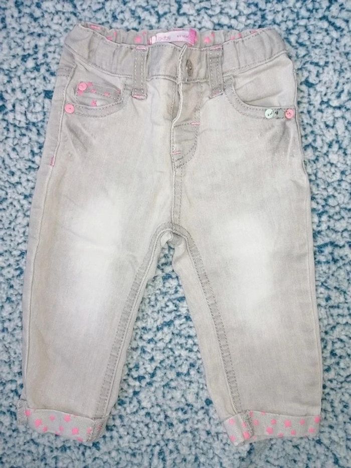 Jeans fille taille 6 mois - photo numéro 4