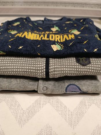 Pyjama bébé garçon 3 mois lot de 3 Disney Star Wars et Necix's