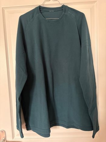 Pull polaire homme vert