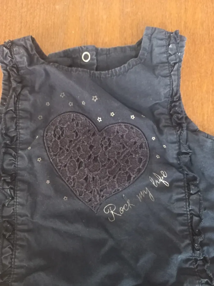 Robe bleue foncée Gémo 18mois 80cm - photo numéro 3