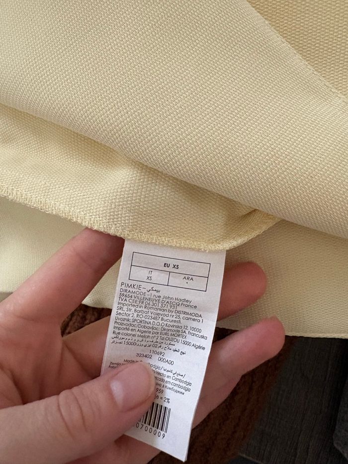 Blazer fin jaune pastel - photo numéro 6