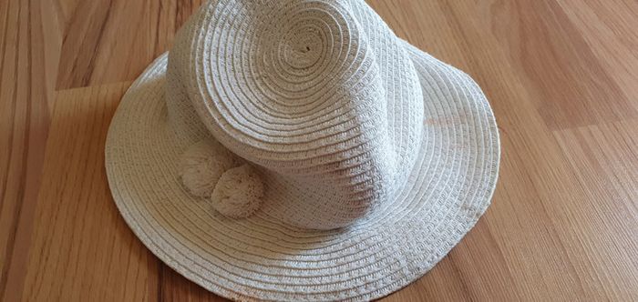 chapeau d ete blanc obaibi 45 cm - photo numéro 2