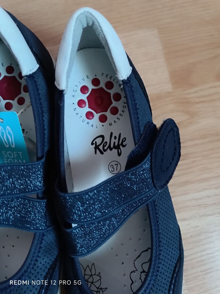 Ballerines bleu marine neuves " Relife" p.37 - photo numéro 6