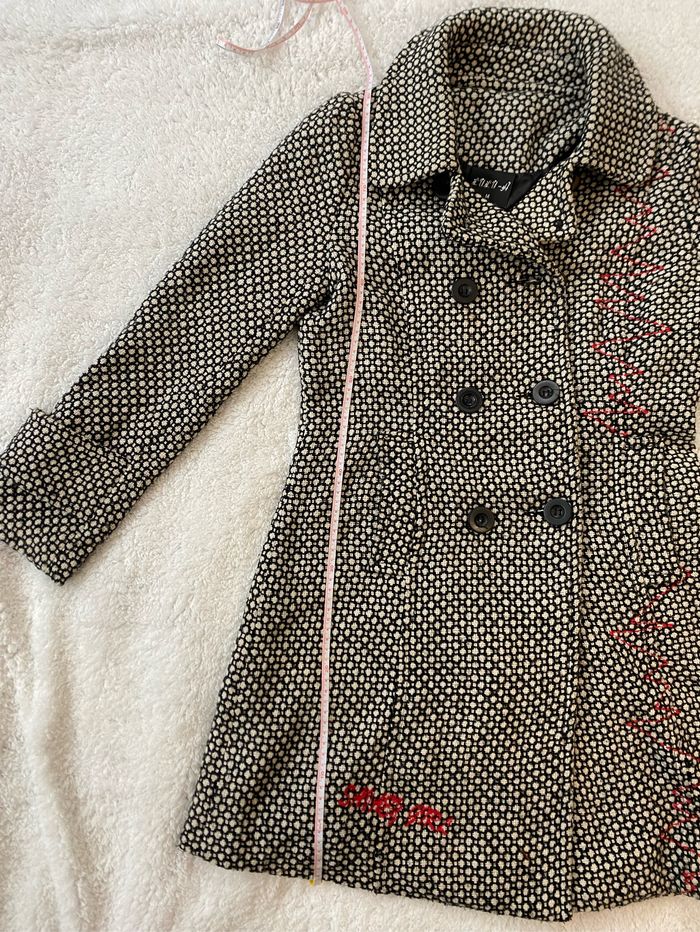Veste esprit Desigual - chiné noir et blanc - photo numéro 5