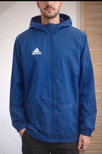 🧥 Coupe-vent Adidas bleu – Taille M 🧥