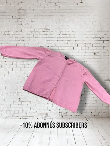 Gilet rose Kiabi 18 mois