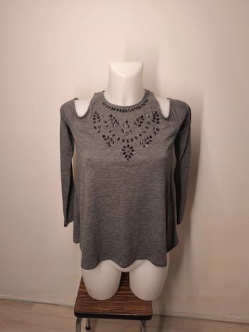 Pull Hollister Femme Taille S Gris