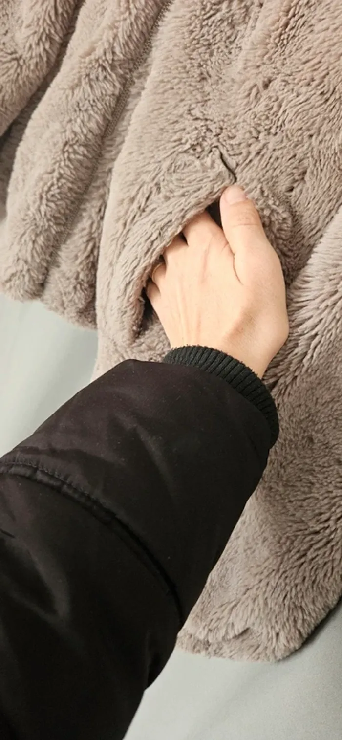 Manteau tout doux et chaud xl marque gémo - photo numéro 2