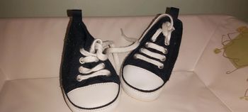 Chaussures toile noire