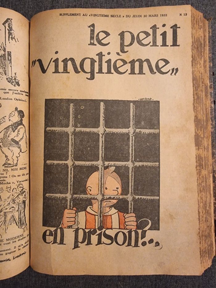 Reliure Petit Vingtieme 1933 - photo numéro 16