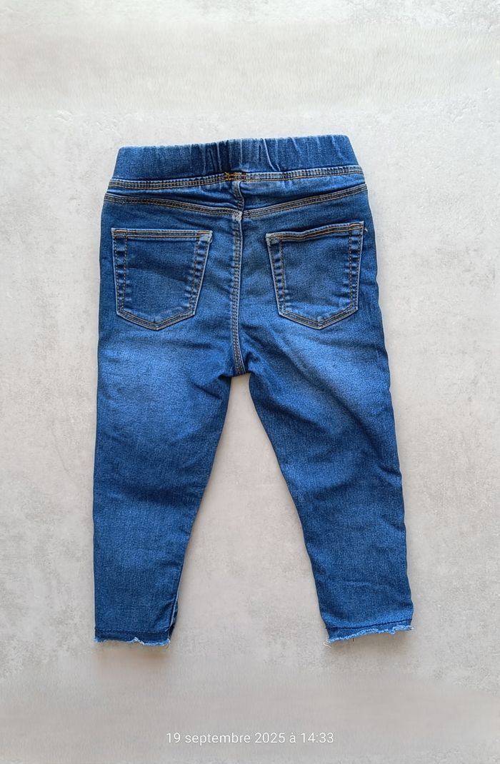 Jeans fille - 24 mois - photo numéro 2
