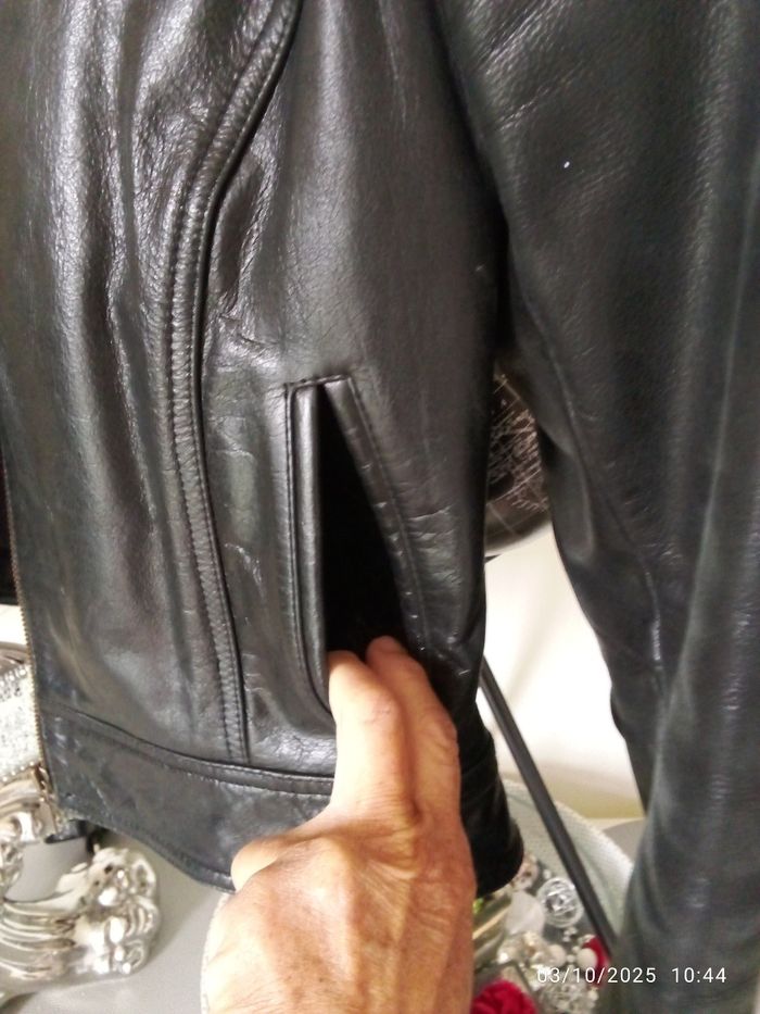 Blouson cuir femme - photo numéro 4