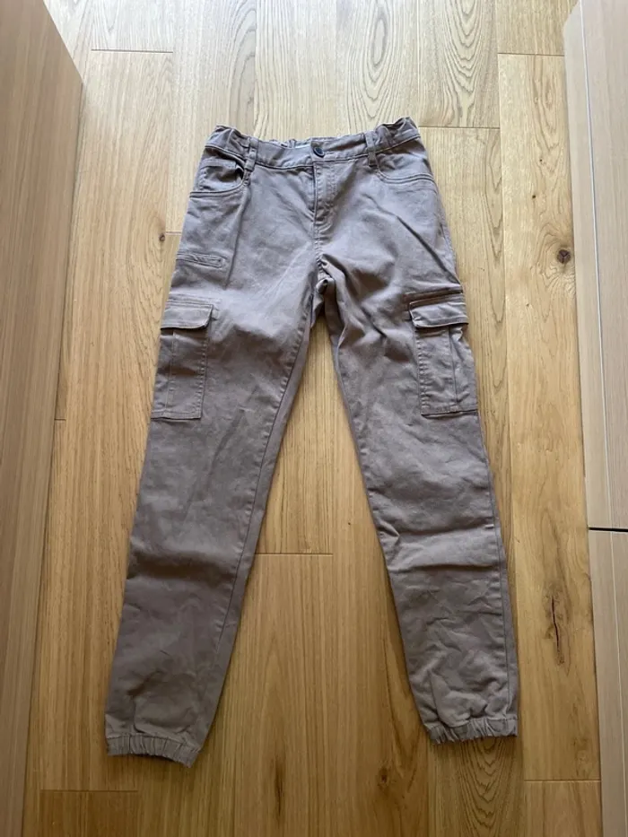 Pantalon cargo marron Monoprix taille 12 ans