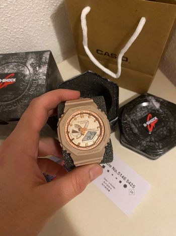 Montre G Shock bronze/creme
