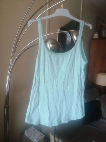 🌸Top péplum bretelles bleu clair Taille 40 "Bershka" 🌸