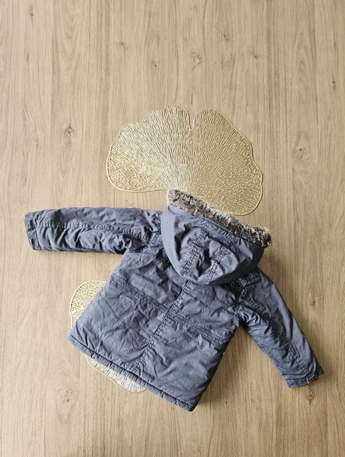 Manteau gris, garçon, taille 3 ans, Obaïbi - photo numéro 4
