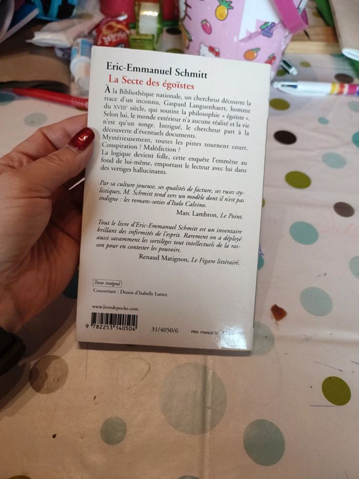 La secte des égoïstes de Éric-Emmanuel Schmitt - photo numéro 2