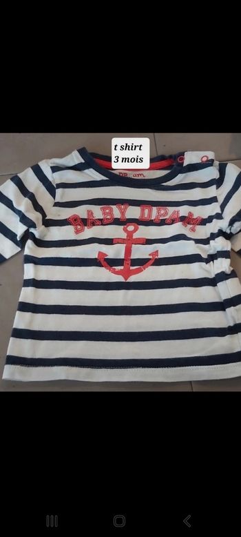 Tshirt 3 mois DPAM