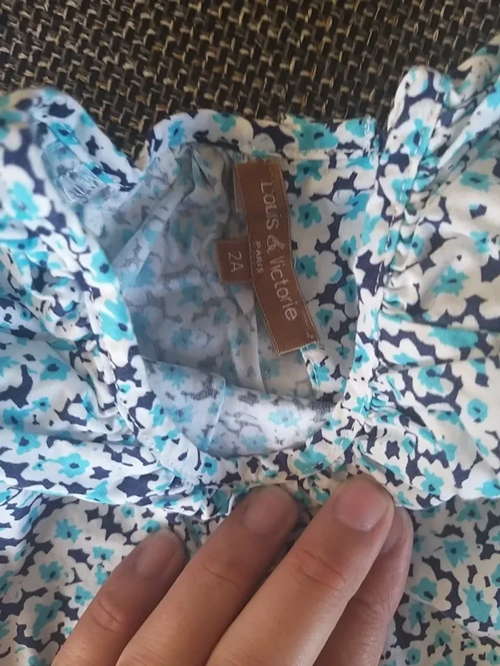 Blouse avec ouverture par boutons à l'arrière 24 mois - photo numéro 3