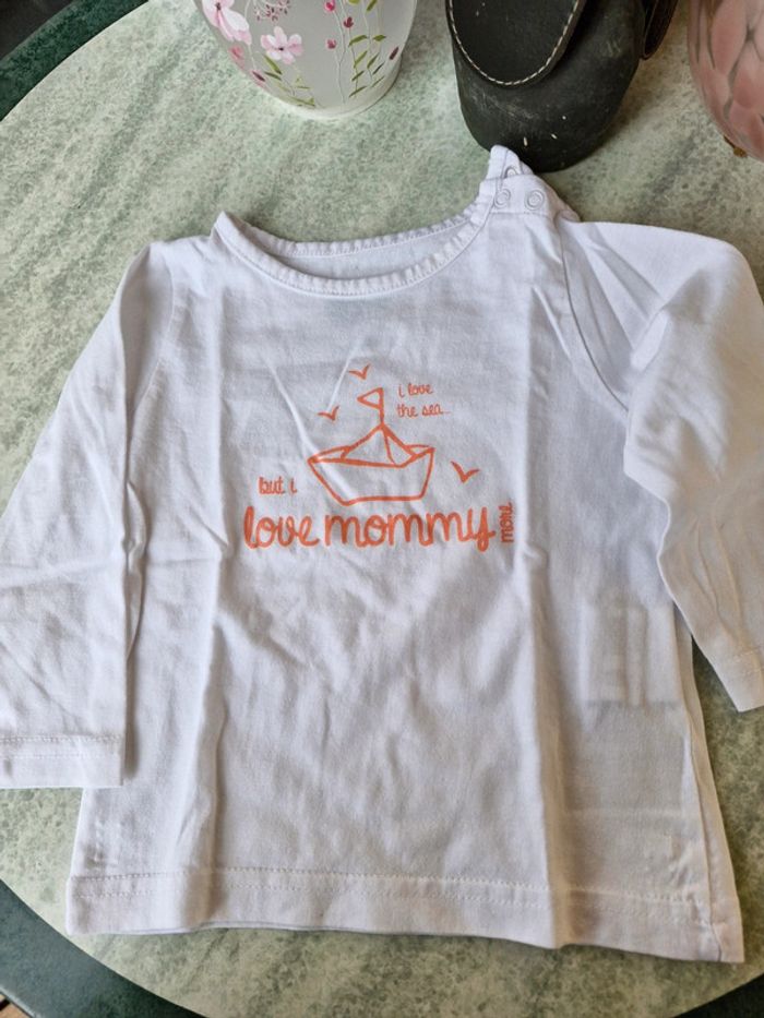 Lots de 4 tee-shirts filles. Verbaudet - photo numéro 4