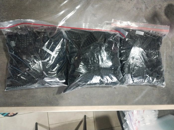 Lego vrac lot 2.9kg noir - photo numéro 2