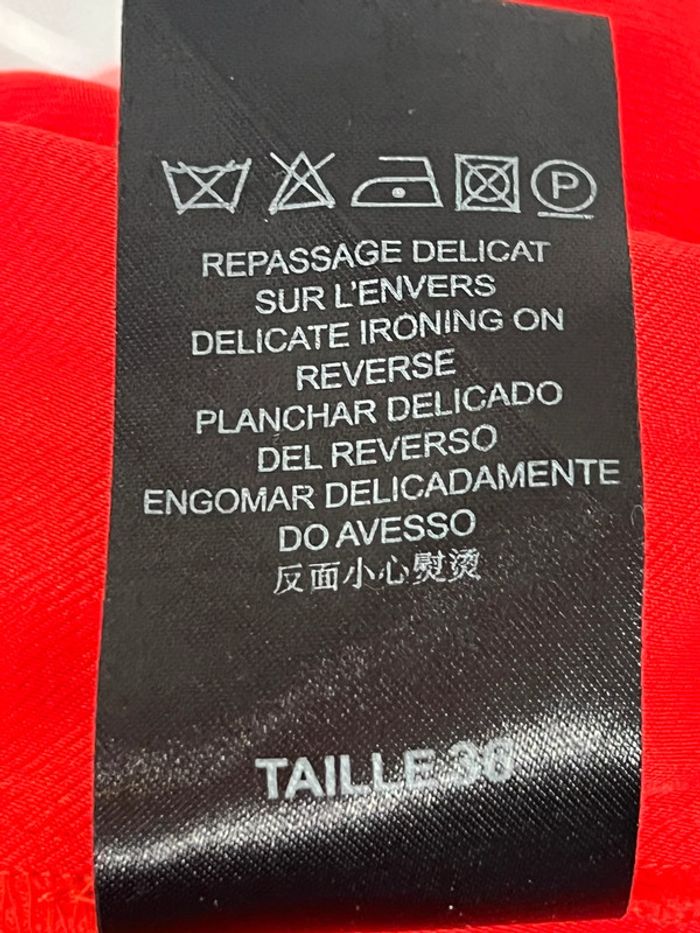 Robe Gala Rouge, dentelle, voile, Copcopine, taille 36 - photo numéro 17