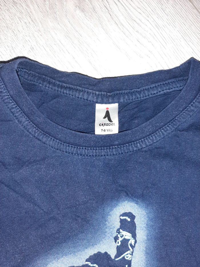 Tee shirt bleu - photo numéro 3