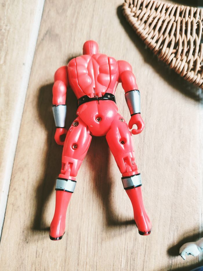 🙅 Power rangers Time force rouge/ Lost galaxy bleu/ Spd - Lot de 3 Figurines - photo numéro 4