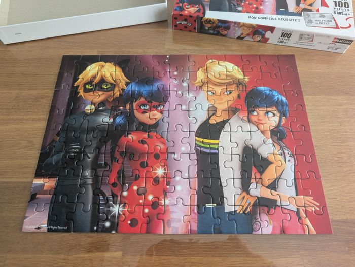 Puzzle Miraculous complet environ 100 pièces Nathan - photo numéro 2