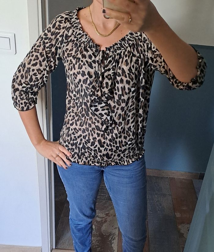 Blouse pour femmes léopard taille S Promod - photo numéro 3